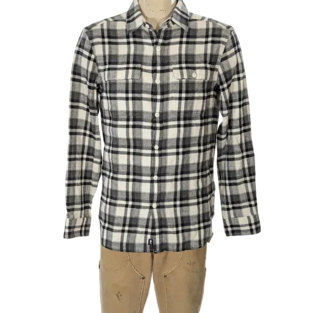 Vineyard Vines Men's Plaid Cotton Herringbone Workshirt Sz M NWT $148
